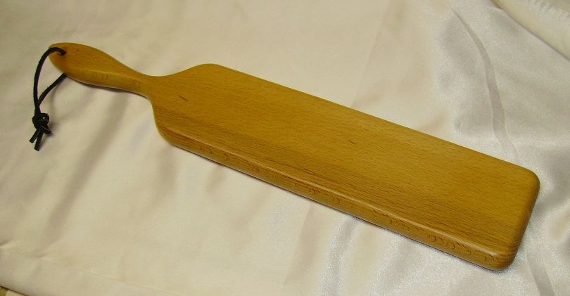 Raised Letters Personalized Spanking Paddle and Laser Engraved